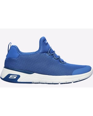 Skechers Workwear Marsing Waiola SR Mesh Dames Blauwe Sneakers