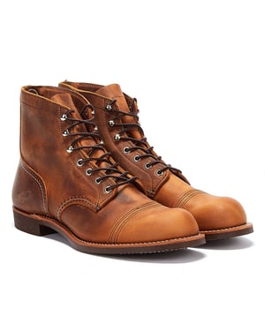 Red Wing Shoes Iron Ranger Mens Copper Boots - (Brown)