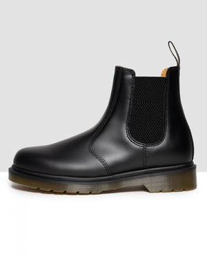 Butik För 2976 Kvinnors Svarta Läder Chelsea Boots
