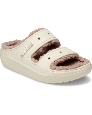 Crocs Classic Cozzzy Thermoplastische Dames Bone Sandalen