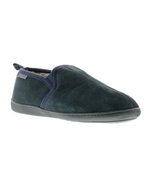 Hush Puppies Arnold Mocka Herr Marinblå Tofflor
