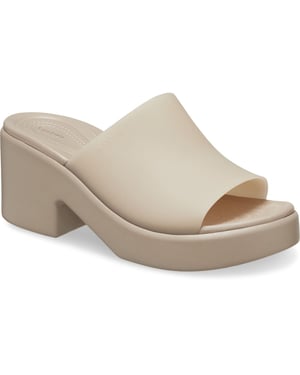 Crocs Brooklyn Heel Dames Sandalen Taupe