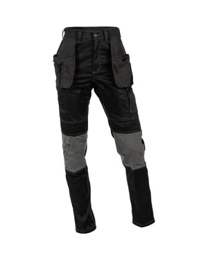 Caterpillar Essentiële Kniezak Stretch Holster Polyester Heren Zwarte Buitentrousers