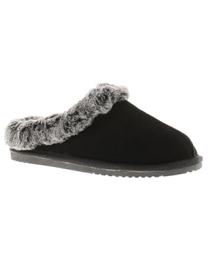 Hush Puppies Womens Slippers Mule Amara Leather black