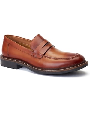 Base London Ivey Leather Loafers, brunt läder, herr
