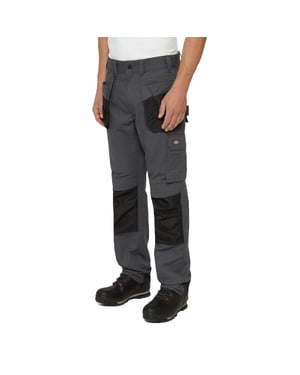 Dickies Multi Pocket Utility Polyester Grijze Werkbroek voor Mannen