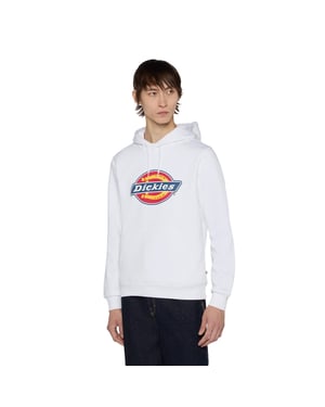 Dickies Icon Logo Polyester Unisex Volwassenen Witte Hoodie Sweater