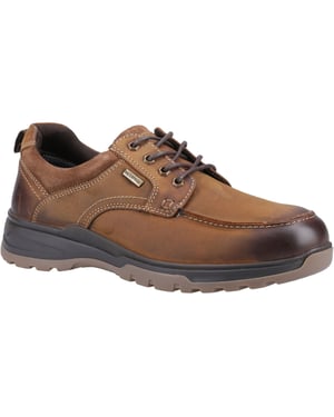 Hush Puppies Percy Leather Men's Tan Lace-Up Shoes