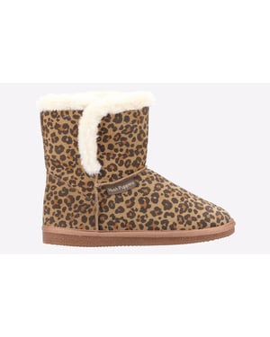 Hush Puppies Ashleigh MEMORY FOAM Slipper Boots Womens