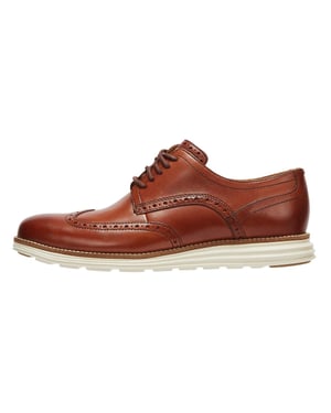 Cole Haan ØriginalGrand Shortwing Oxford Herr Brun / Vit Brogues