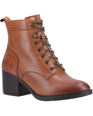 Hush Puppies Harriet Leren Dameslaarzen Tan