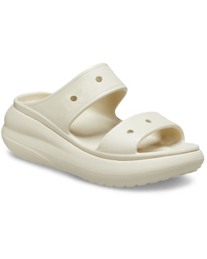 Crocs Classic Crush Thermoplastische Dames Bone Klompen