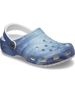 Crocs Classic Denim Thermoplastic Moonlight Clogs