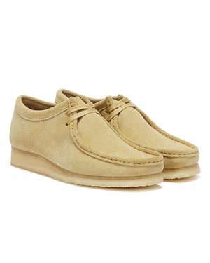 Clarks Wallabee Mens Maple Shoes - (Beige)