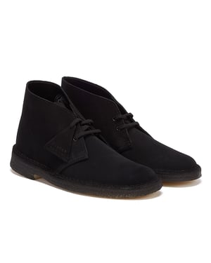 Clarks Originals Desert Suede Herr Svarta Kängor
