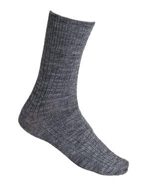 Steven - Dames Alpaca Wol Sokken - 1 Paar Winter Wandelen Sokken voor Vrouwen - Grijs