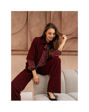 &Co Woman Alisha polka burgund