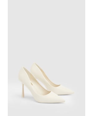 Kelly Faux Leather Very High Stiletto Heel Court Shoes
