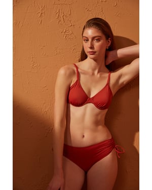 Helft-Hoge Hipster Bikini Onderstukken