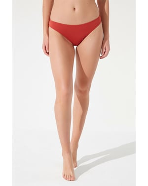 Midden taille Effen Bikini Onderdeel