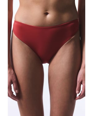Middenhoog Effen Bikini Onderdeel