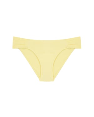 Ribbed Low-Waist Hipster Bikini Bottoms