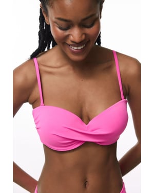 Solid Push-Up Underwire Bikini Top