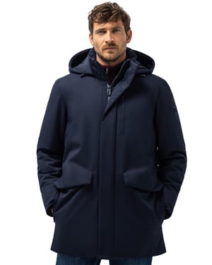 Parka jas State of Art donkerblauw