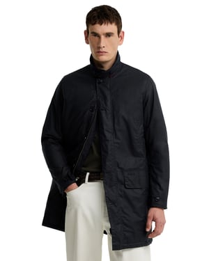 Wax jas Barbour donkerblauw