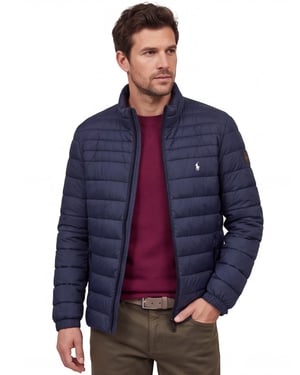 BOSS Orange tussenjas donkerblauw normale fit