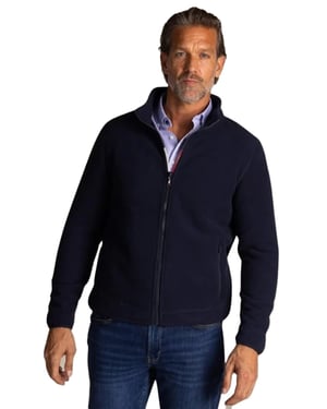 Donkerblauw sweatvest NZA Jonas normale fit