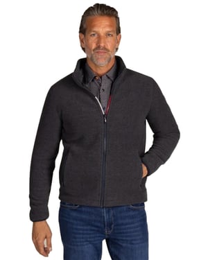 Antraciet sweatvest NZA Jonas normale fit