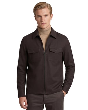 Overshirt Blue industry bruin