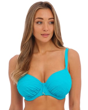 Fantasie Beach Waves Full Cup Bikini Top - Bluebird