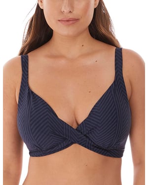 Fantasie Long Island Deep Plunge Bikini Top - Ink