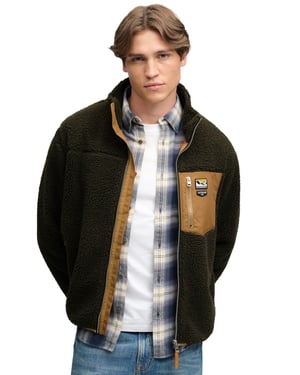 Superdry Mens Mountain Full Zip Fleece