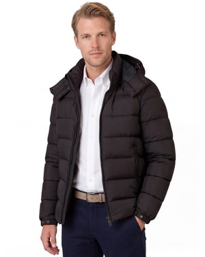 Save the duck winterjas bruin puffer