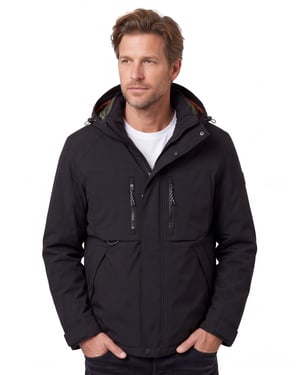 winterjas Camel Active zwart