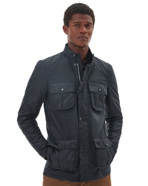 Barbour corbridge jack donkerblauw