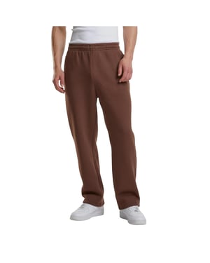 Urban Classics Heren Fluffy Joggingbroek (Chocoladebruin)