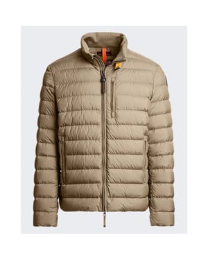 Parajumpers Heren korte donzen jas in gedempte kaki kleur