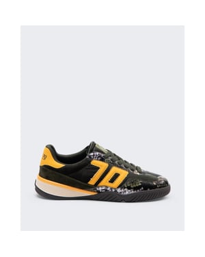 Back 70 Dames fireball sneaker fluweel