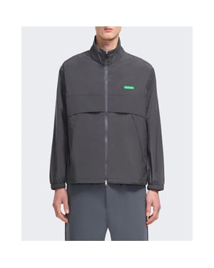 Flaneur Homme Heren badge track jacket met embleem