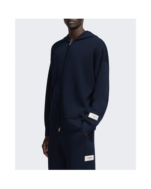 Flaneur Homme Heren gebreide sweater met rits