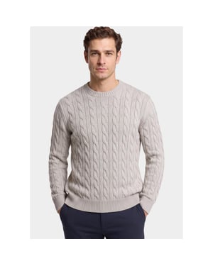 Bos Bright Blue Pullover heren 1191/4 off white