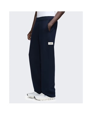 Flaneur Homme Heren gebreide broek met getailleerde pasvorm