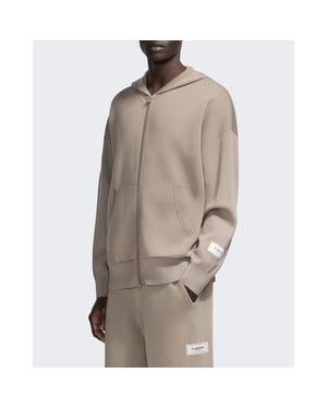 Flaneur Homme Heren gebreide sweater met rits in