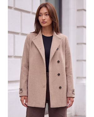 Funnel Neck Coat