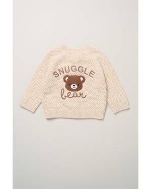 Snuggle Bear True Knit Chunky Cardigan