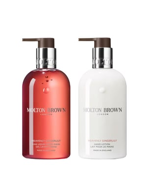 Molton Brown Heavenly Gingerlily Fine Liquid Hand Wash 300ml & Hand Lotion 300ml Duo
